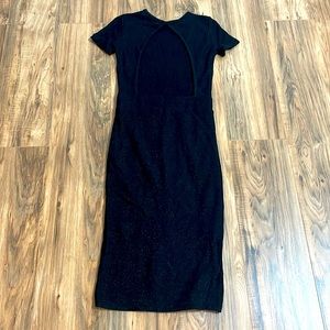 Light glitter Zara midi dress